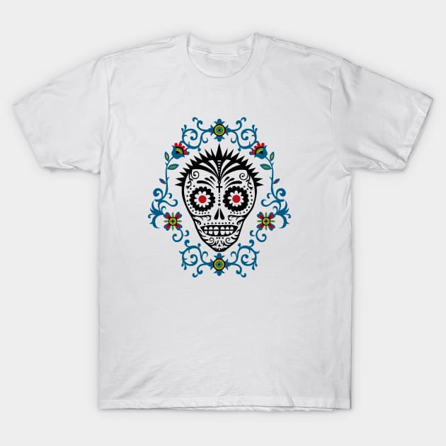 sugar skull voodoo T-Shirt by Andibird